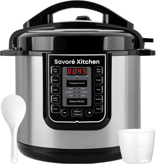 Savoré Kitchen Schnellkochtopf - 6L - PFAS frei - Multikocher