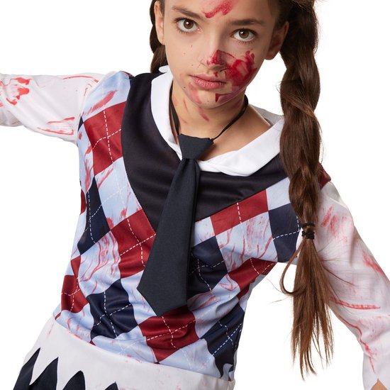 Dressforfun Faschingskostüm Gruseliges Schulmädchen – Mädchen – Größe 158 (ab 12 Jahre)