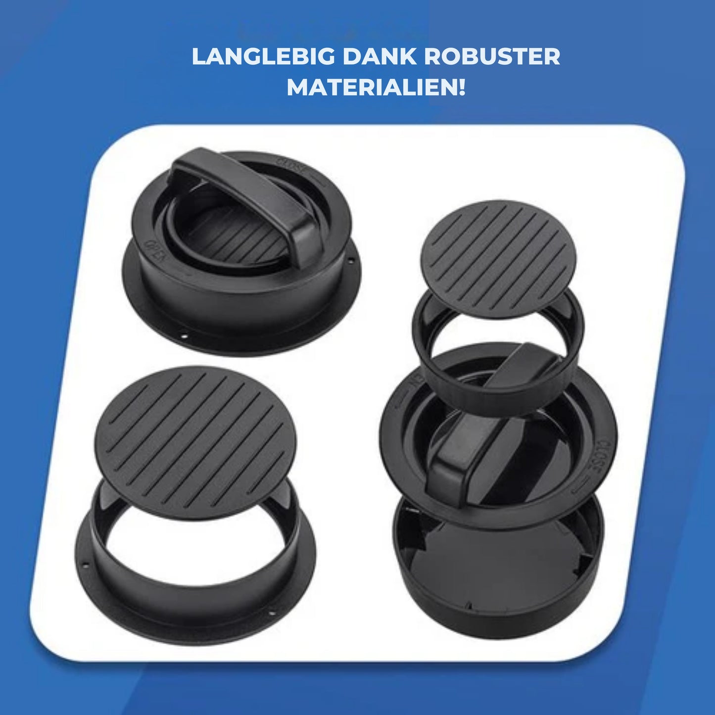Roegaarden Burgerpresse - Tofu-Presse - BBQ-Zubehör - 100x Wachspapier - Schwarz