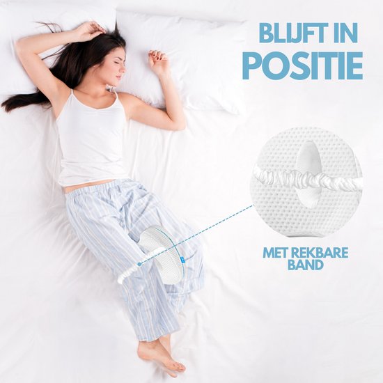 Softsie Kniekissen für das Bett - Beinkissen - Orthopädisches Kniekissen - Seitenschläferkissen