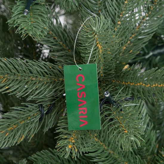 Casaria Künstlicher Weihnachtsbaum - 140cm Weihnachtsbeleuchtung 100 LEDS - Grün