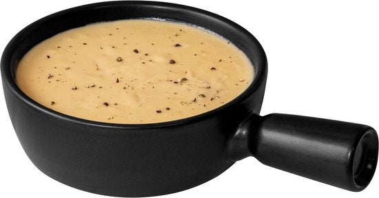 Boska Fonduepfanne Nero - für Gasherd - spülmaschinenfest - 1,3 Liter