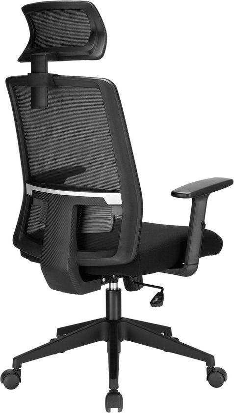 VDD - Bürostuhl - Ergonomischer Bürostuhl - Bürostühle für Erwachsene - Bürostuhl Ergonomisch - Bürostuhl - kippbar - schwarz