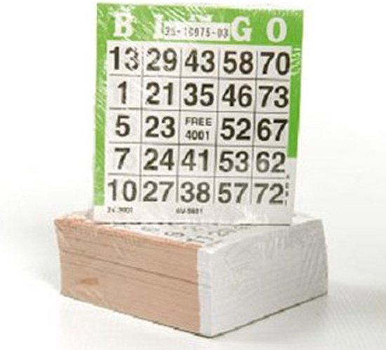 Bingo-Karten 500 Blatt