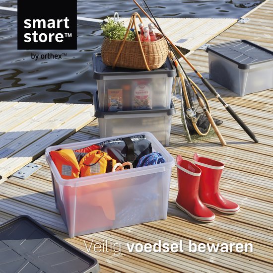 SmartStore - Trocken 45 Aufbewahrungsbox 50 Liter - Polypropylen - Grau