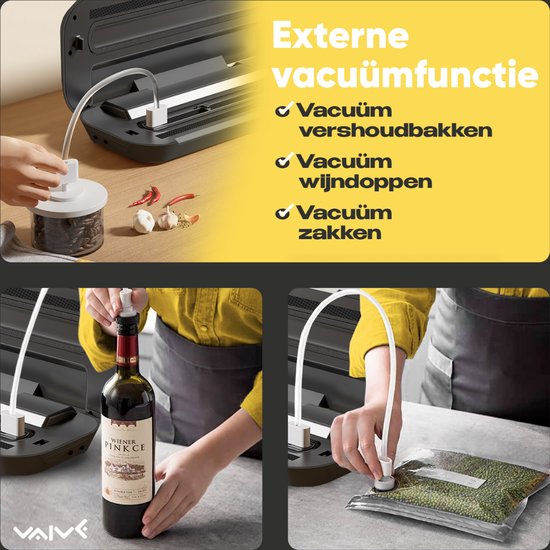 VAIVE Vakuumverpackungsmaschine - Foodsaver - Siegelgerät - Vakuummaschine