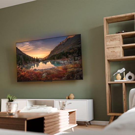 Auronic TV-Halterung - TV-Wandhalterung - drehbar und neigbar - 37 bis 90 Zoll - bis zu 65 KG - Schwarz