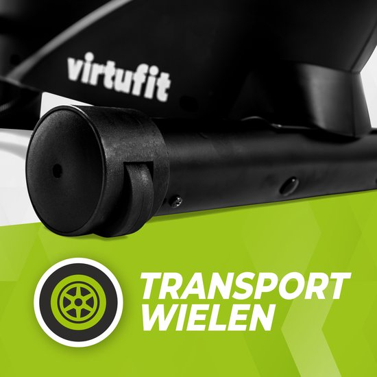 VirtuFit Row 450 Rudergerät - Rudergerät - Silent Magnetic Resistance System - Rudergerät - 10 Widerstände - klappbar - Rudertrainer - inkl. Transportrollen