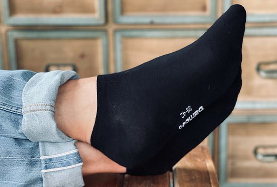 Bamboo Elements – Sneaker-Socken, 12er-Pack – gemischt – 43–46 – Bambus-Socken – Sneaker-Socken für Herren – Sneaker-Socken für Damen – Sneaker-Socken