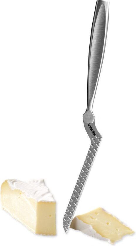 Boska Käsemesser Soft Monaco+ Nr.3 - Käsemesser Weichkäse - Briemesser - Preisträger - Edelstahl - Spülmaschinenfestes Käsemesser - Küchenutensilien - Küchenzubehör - - 10 Jahre Garantie