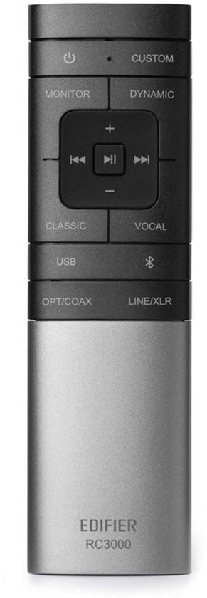 Edifier - S3000MKII Premium Active 2.0 Speakers - 256 W RMS - Schwarz & Braunes Holz - Hi-Res Audio & Bluetooth 5.0 - Kabellos verbundenes System - Ultimatives Klangerlebnis