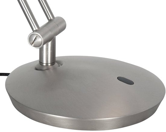 Steinhauer Exclusive – Tischlampe – Zenith2 – Stahl – Kunststoff und Metall – Schreibtischlampe – LED – 4393ST