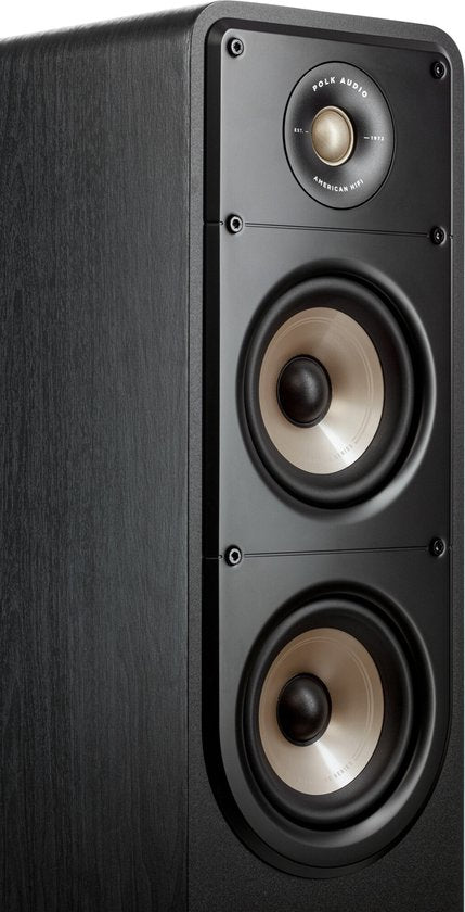 Polk Signature Elite ES55 - Standlautsprecher - 2-Wege - Leistungsstarker 6,5" Bass - Schwarz