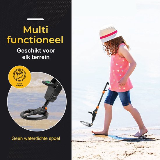 ODESSEY Metalldetektor - Starter Set - Kinder - Junior Hunter
