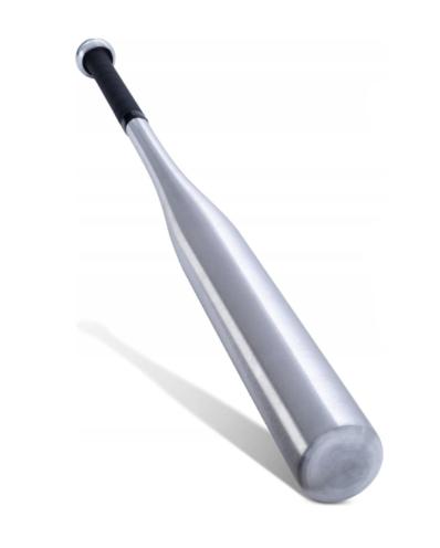 HELDENWERK - Baseballschläger - Aluminium - Silber - 79 cm - Mit Anti-Rutsch-Griff & Tragetasche - Leicht & robust - Ideal für Training & Selbstverteidigung