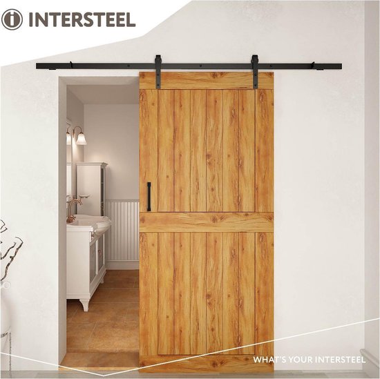 Intersteel Schiebetürsystem Basic mattschwarz