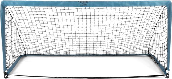 Umbro Fußballtor - Fußballtor 200 x 100 x 100 cm - Fußballtor groß 1,5KG - leicht zu bewegen - Outdoor-Spielzeug für Kinder und Erwachsene - Fußballtrainingstor - Metall - Blau