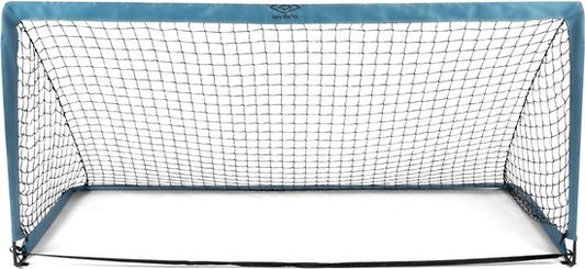 Umbro Fußballtor - Fußballtor 200 x 100 x 100 cm - Fußballtor groß 1,5KG - leicht zu bewegen - Outdoor-Spielzeug für Kinder und Erwachsene - Fußballtrainingstor - Metall - Blau