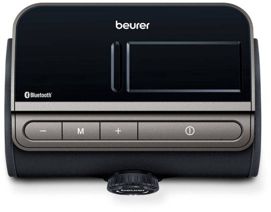 Beurer BM 81 Smart Oberarm-Blutdruckmessgerät – Integrierte EasyLock-Manschette 24–40 cm – Bluetooth® – Risikoindikator – Inflation Technology - Speicher für 2 Benutzer - Unregelmäßiger Herzschlag - Kostenlose App: Health Manager Pro - 5 Jahre Garantie