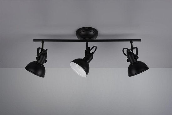 REALITY GINA - Spot - Schwarz matt - ohne 3x E14 40W