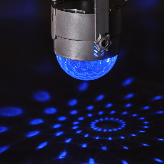 Denver Rotating Disco Light - LED - Discokugel - Musikgesteuert - Fernbedienung - Erwachsene / Kinder - LDB318