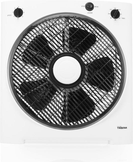 Standventilator 3 Geschwindigkeiten - 120 min Timer - Breite Luftzirkulation - Kompakt & Stylisch - Tristar VE-5858