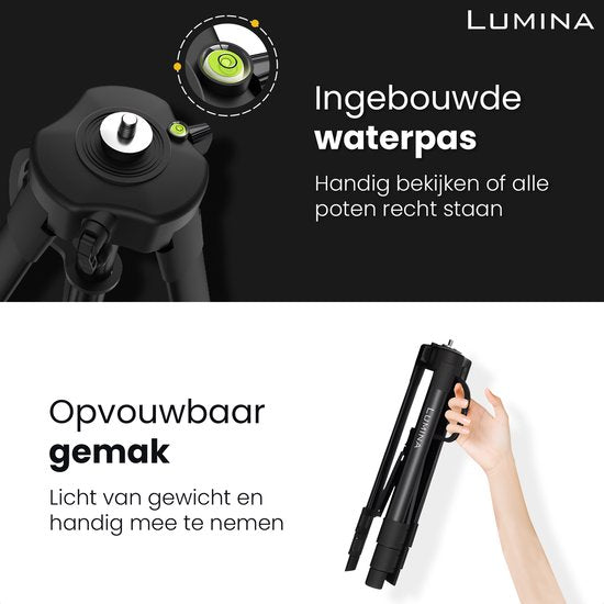 Lumina® Beamer-Stativ - Stabiler Beamer-Ständer - Geeignet für alle Beamer & Laptops