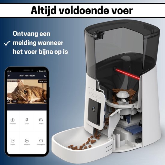 BOME Feeder - Kamera und Audio - Inklusive SD-Karte - Weiß