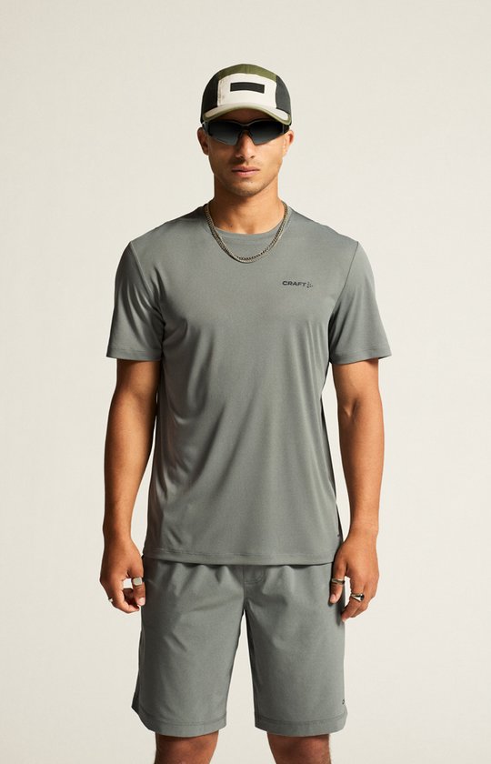 CRAFT CORE ESSENCE SS TEE 2 M Herren Sporthemd - LEAF