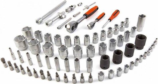 Bahco S800 77-teiliger Steckschlüsselsatz - 1/4" 1/2"