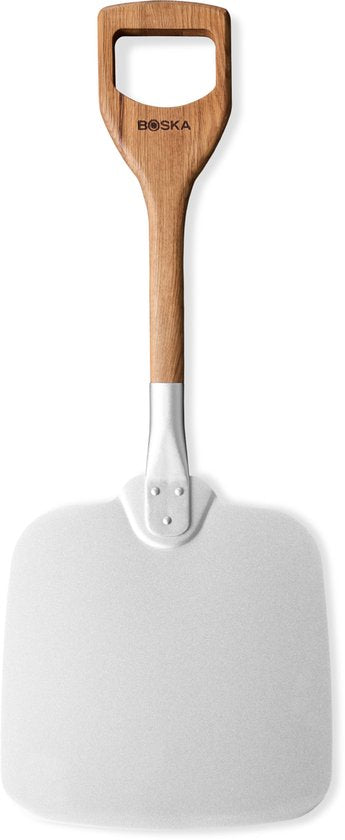 Boska Pizzaschneider Grill - Kurzer Griff - Stabil - Aluminium - Eiche - BBQ Zubehör