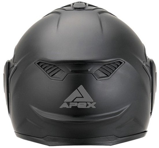 APEX MI200 Solid Matt Black System Helm - Größe XL - Helm