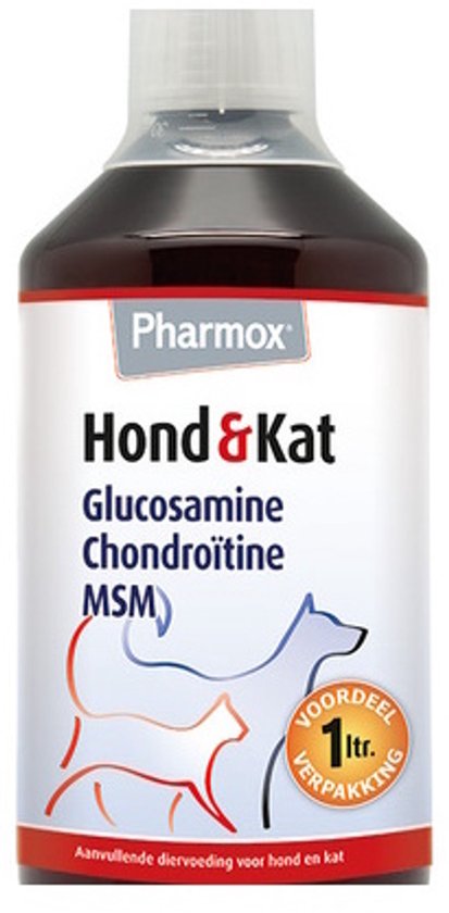 Pharmox Dog & Cat Glucosamine 1000 ml - Wichtiger Baustein für Hunde und Katzen