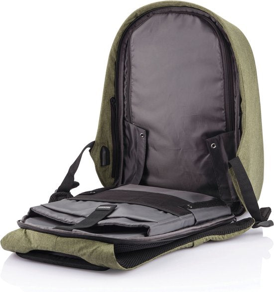 XD Design Bobby Hero Regular - Anti-Diebstahl-Rucksack 18 Liter - Grün