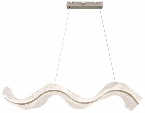 Globo - Hängeleuchte - Saque - Nickel - Metall - große Esstischlampe - LED - 68294H