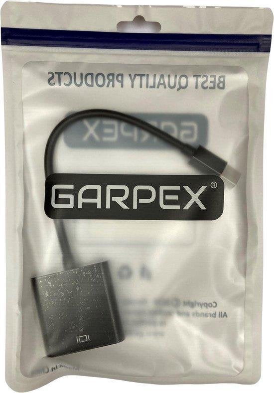 GarpexÂ® Mini DisplayPort zu VGA Adapter - Mini DP zu VGA Kabel - 1080p HD Auflösung - Schwarz