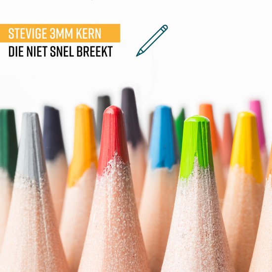 NAPI 72 Farbstifte inkl. Videokurs - Profi-Set - Stifte auf Ölbasis - Zeichenset für Erwachsene und Kinder