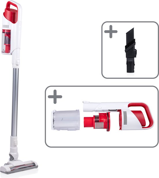 Dirt Devil Cordless Stick Staubsauger DD9002 - Beutelloser Staubsauger - Dust buster 150W - Inklusive Staubbürsten
