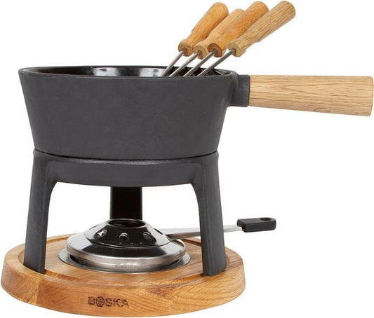Boska Fondue Set Pro - Käsefondue - 1,2 L - Für jedes Kochfeld - Inkl. vier Fonduegabeln