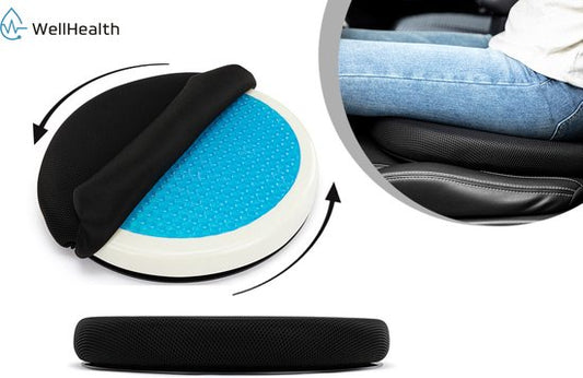 Wellhealth Gelkissen - Geeignet für jeden Stuhl - Kühlend - 2 Stück