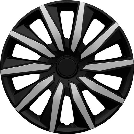 Gorecki Radzierblenden-Set Decente 14" Schwarz/Silber