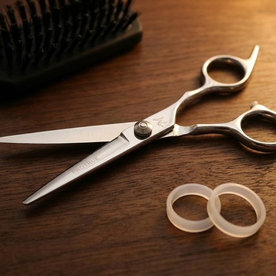 ProTrue Friseurset - 12-teiliges Haarscheren-Set - Friseurschere - Ausdünnungsschere - Coupe-Schere