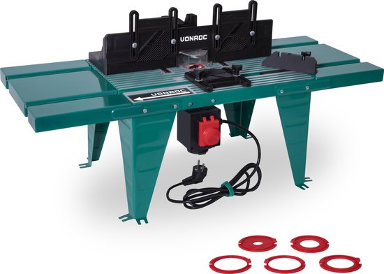 VONROC Oberfräse - Universal - Grundplatte bis zu Ø155mm - Bis zu 1800W Leistung