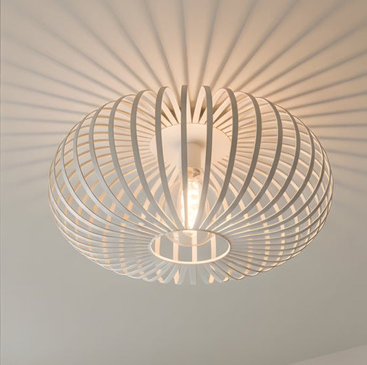 Nolt Deckenleuchte Beige - Deckenleuchte E27 Lampe - Industrial - Taupe - ⌀ 40cm