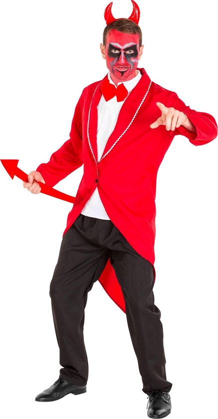 dressforfun - Herrenkostüm Teufel M - Faschingskostüm Halloween Kostüm Faschingskostüm Karneval Partykleid - 300166