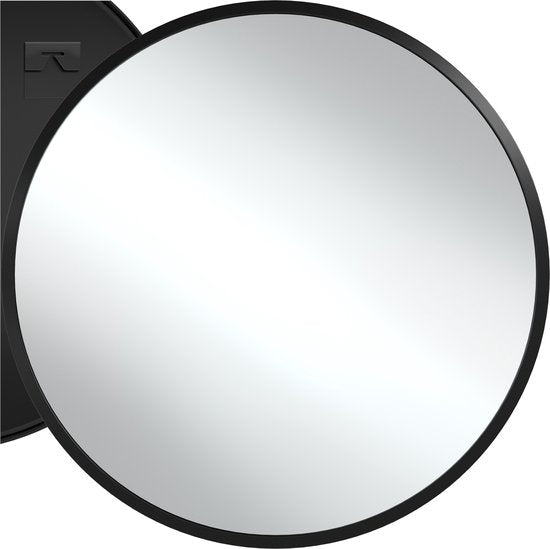 tectake® - Wandspiegel rund Fiona - Badezimmerspiegel - Spiegel rund mit stabilem Aluminiumrahmen - Spiegel für Bad, Wohn- oder Schlafzimmer - Durchmesser 80 cm