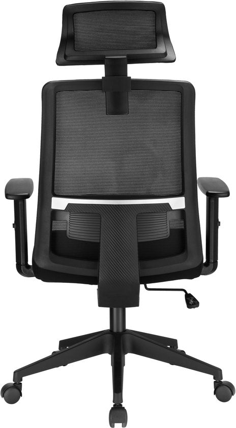 VDD - Bürostuhl - Ergonomischer Bürostuhl - Bürostühle für Erwachsene - Bürostuhl Ergonomisch - Bürostuhl - kippbar - schwarz