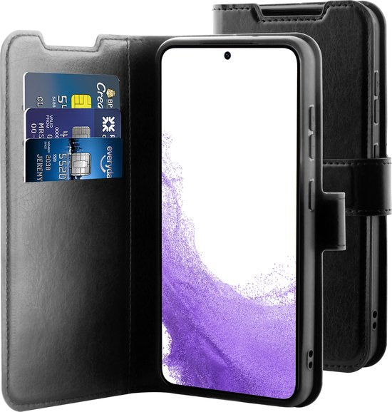 BeHello Samsung Galaxy S23 Gel Brieftasche Fall schwarz