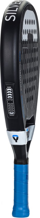 Padelschläger - TUYO - Silver Stealth+ - für den angreifenden Spieler - Tropfenform