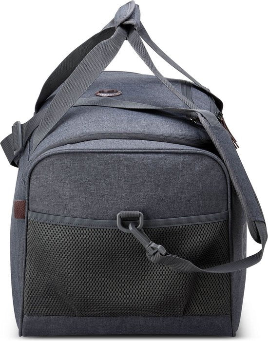 Delsey Paris Maubert 2.0 Weekender - Handgepäck Reisetasche 41L - RPET Strapazierfähig - TSA Schloss - 50 cm - Anthrazit